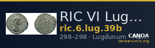 RIC VI Lugdunum 39b — CANOA