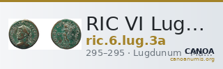 RIC VI Lugdunum 3a — CANOA