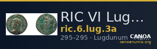 RIC VI Lugdunum 3a — CANOA