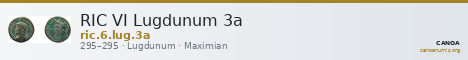 RIC VI Lugdunum 3a — CANOA