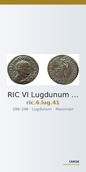 RIC VI Lugdunum 41 — CANOA