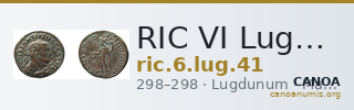 RIC VI Lugdunum 41 — CANOA
