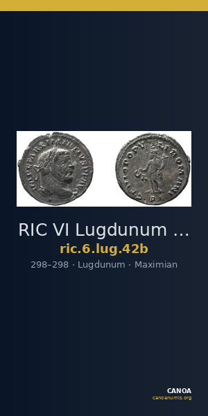 RIC VI Lugdunum 42b — CANOA