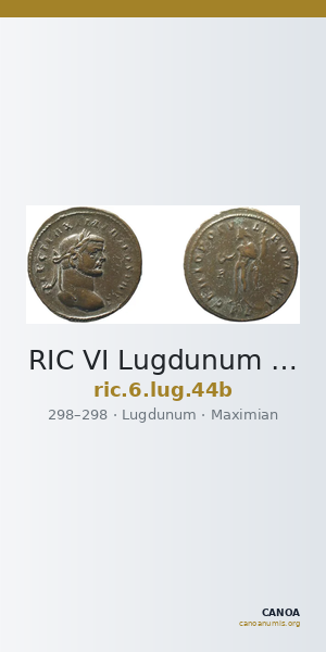 RIC VI Lugdunum 44b — CANOA