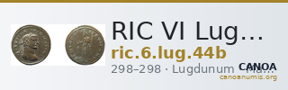 RIC VI Lugdunum 44b — CANOA