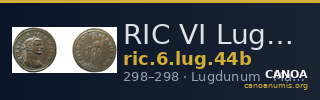 RIC VI Lugdunum 44b — CANOA
