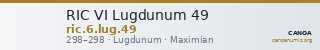 RIC VI Lugdunum 49 — CANOA