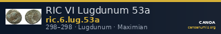 RIC VI Lugdunum 53a — CANOA