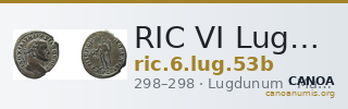 RIC VI Lugdunum 53b — CANOA