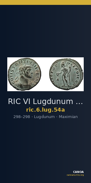 RIC VI Lugdunum 54a — CANOA