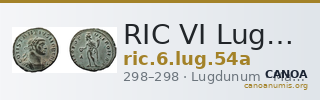 RIC VI Lugdunum 54a — CANOA