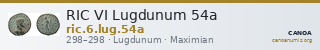 RIC VI Lugdunum 54a — CANOA