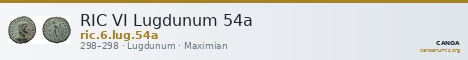 RIC VI Lugdunum 54a — CANOA