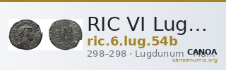 RIC VI Lugdunum 54b — CANOA