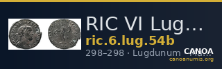 RIC VI Lugdunum 54b — CANOA