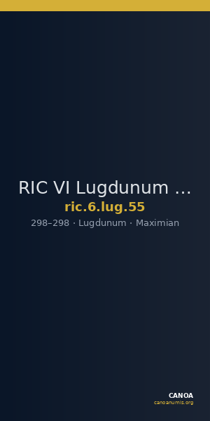 RIC VI Lugdunum 55 — CANOA