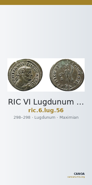 RIC VI Lugdunum 56 — CANOA