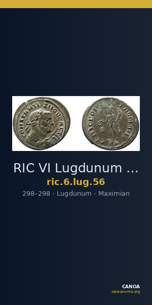 RIC VI Lugdunum 56 — CANOA