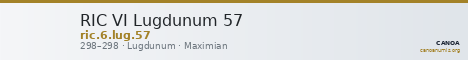 RIC VI Lugdunum 57 — CANOA