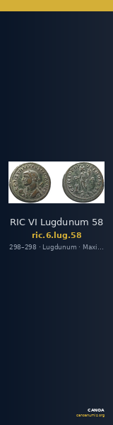 RIC VI Lugdunum 58 — CANOA