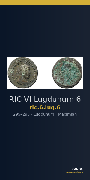 RIC VI Lugdunum 6 — CANOA