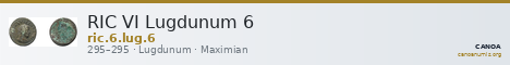 RIC VI Lugdunum 6 — CANOA