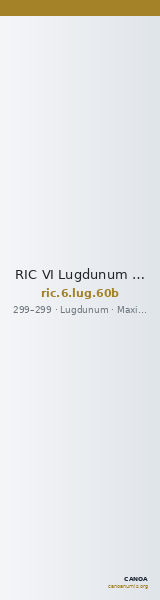 RIC VI Lugdunum 60b — CANOA