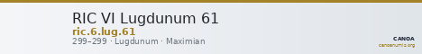 RIC VI Lugdunum 61 — CANOA