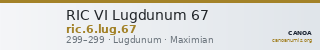 RIC VI Lugdunum 67 — CANOA
