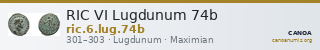 RIC VI Lugdunum 74b — CANOA