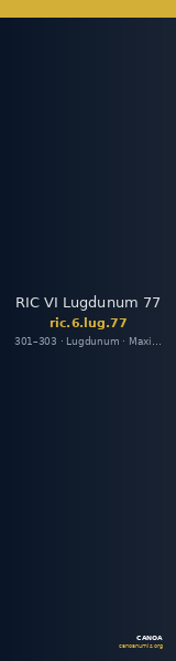 RIC VI Lugdunum 77 — CANOA