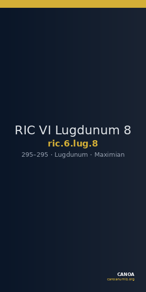 RIC VI Lugdunum 8 — CANOA
