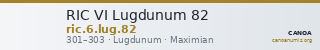 RIC VI Lugdunum 82 — CANOA