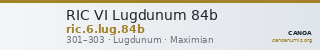 RIC VI Lugdunum 84b — CANOA