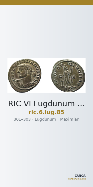 RIC VI Lugdunum 85 — CANOA