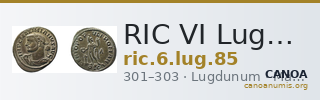 RIC VI Lugdunum 85 — CANOA