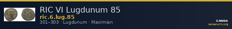 RIC VI Lugdunum 85 — CANOA