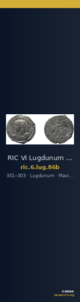 RIC VI Lugdunum 86b — CANOA