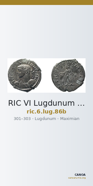 RIC VI Lugdunum 86b — CANOA