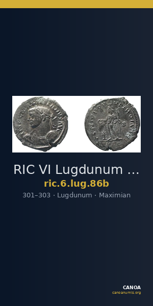 RIC VI Lugdunum 86b — CANOA