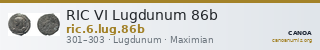 RIC VI Lugdunum 86b — CANOA