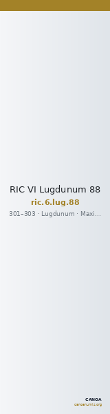 RIC VI Lugdunum 88 — CANOA