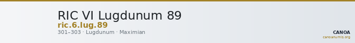 RIC VI Lugdunum 89 — CANOA