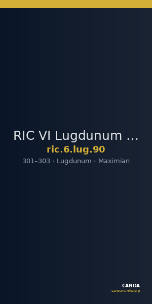 RIC VI Lugdunum 90 — CANOA