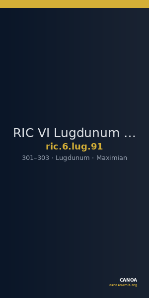 RIC VI Lugdunum 91 — CANOA