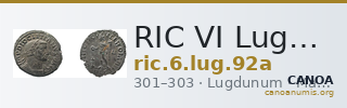 RIC VI Lugdunum 92a — CANOA