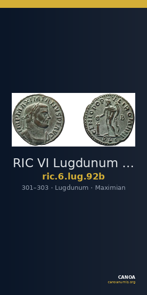 RIC VI Lugdunum 92b — CANOA