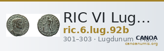 RIC VI Lugdunum 92b — CANOA