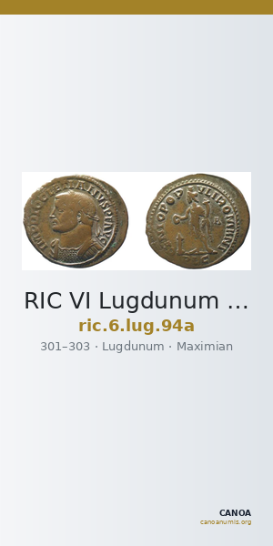 RIC VI Lugdunum 94a — CANOA