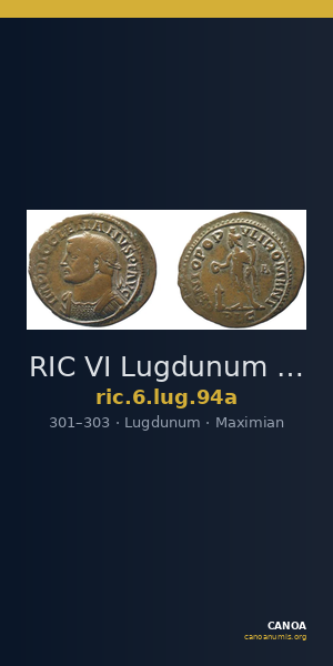 RIC VI Lugdunum 94a — CANOA
